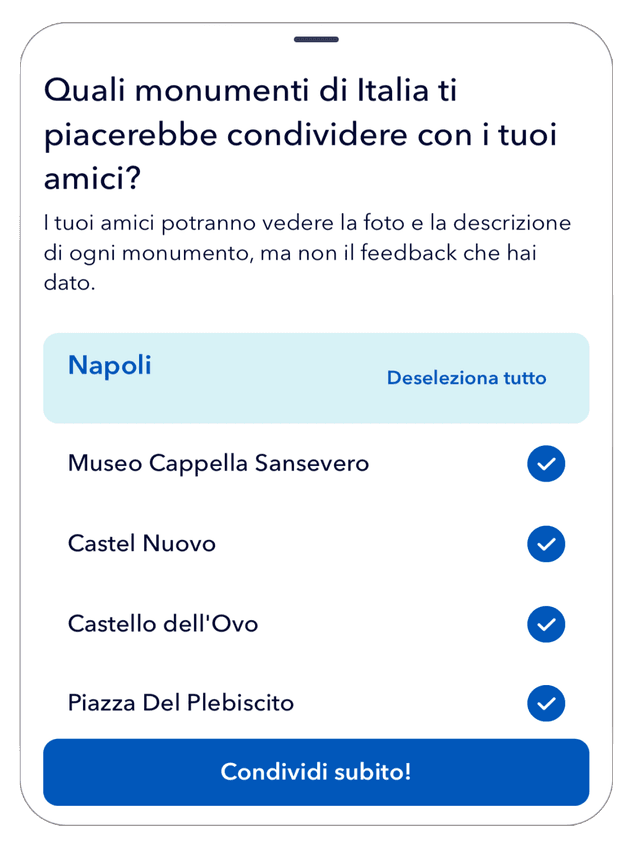 Condividile con gli amici